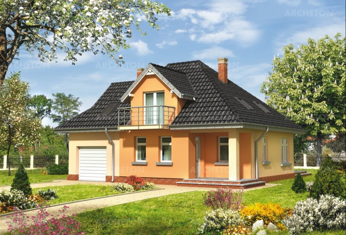 Проект коттеджа Бенон-2