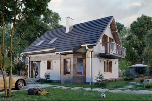 Проект коттеджа Лещина