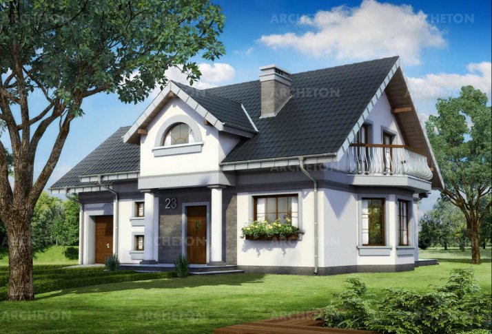 Проект коттеджа Сосна Люкс