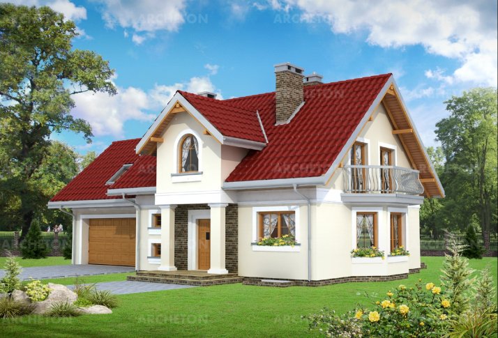 Проект коттеджа Сосна Поло Г2