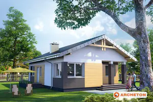 Проект коттеджа Хатка