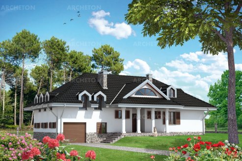 Проект дома Двор