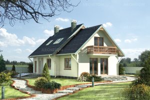 Проект коттеджа Галактион