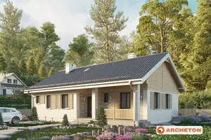 Проект коттеджа Мудролюб 2 Эко