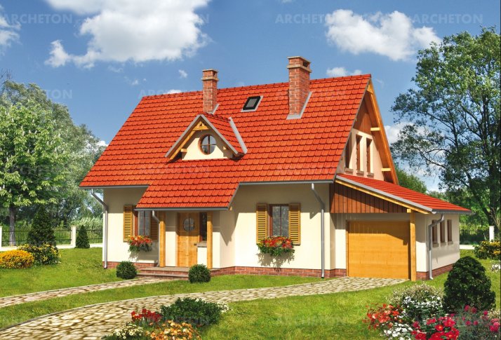 Проект коттеджа Дельфин