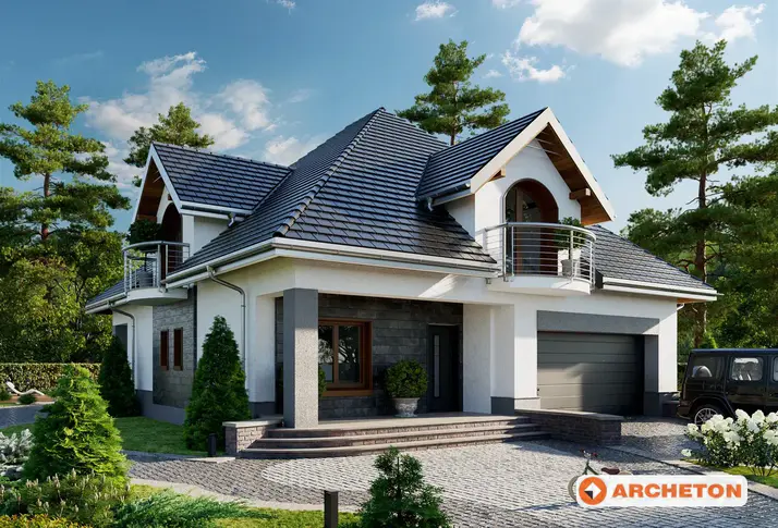 Проект коттеджа Глория Г2