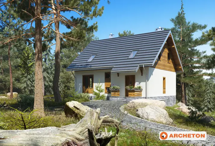 Проект коттеджа Белый парус