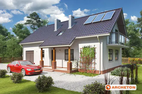 Проект дома Малахит - 2