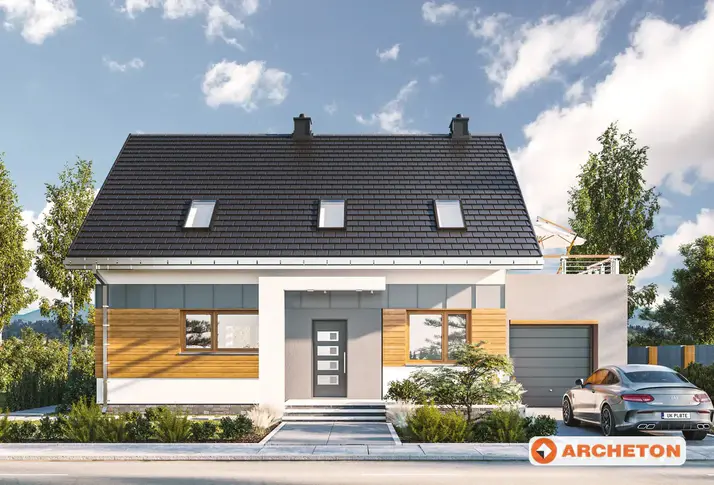 Проект коттеджа Рената - похожие проекты зеркальной версии