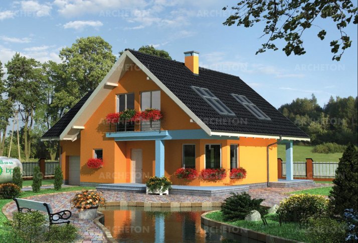 Проект коттеджа Радион