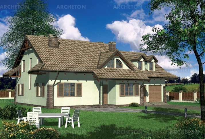Проект коттеджа Роза