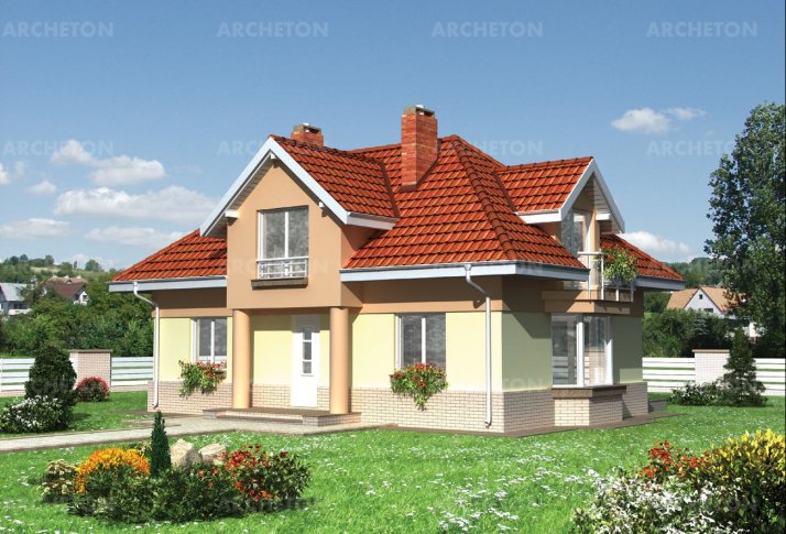 Проект коттеджа Роксана