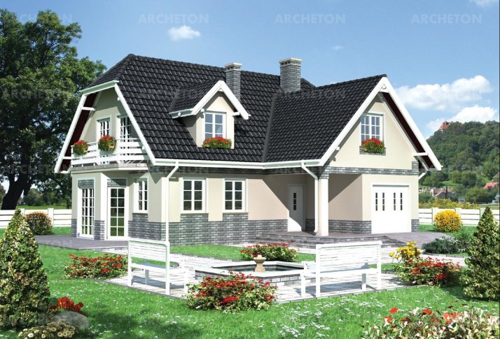 Проект коттеджа Розалия