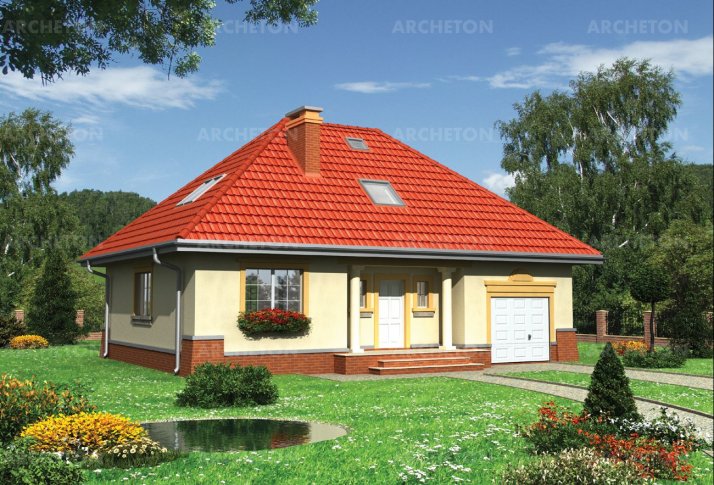 Проект коттеджа Ветерок Люкс