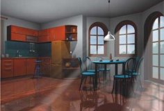 Интерьер проекта Шафран