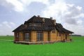 Проект коттеджа Городок - зеркальное отражение