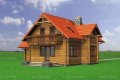 Проект коттеджа Колиба - зеркальное отражение