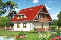 Проект коттеджа Большой Гном - зеркальное отражение