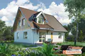 Проект коттеджа Берёза - зеркальное отражение