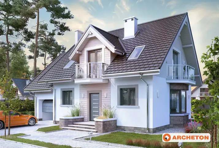 Проект коттеджа Алёна Рекс - зеркальное отражение