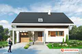Проект коттеджа Карета - зеркальное отражение