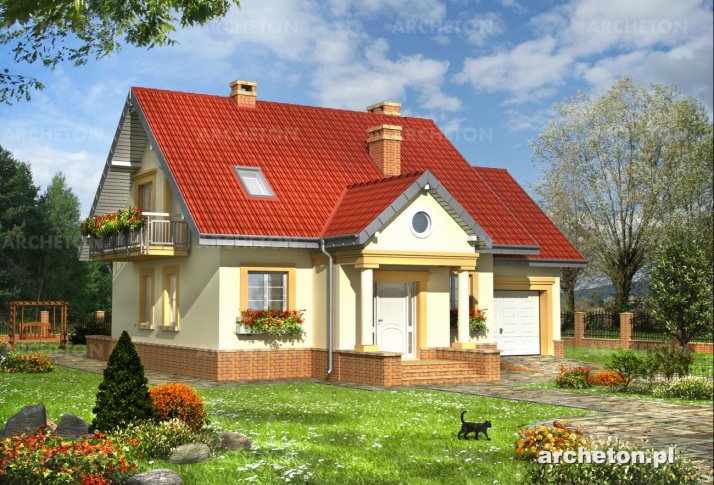Проект коттеджа Стас Люкс - зеркальное отражение