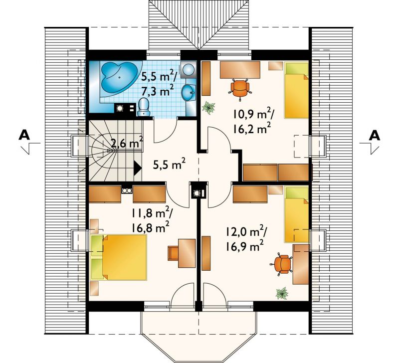 Проект коттеджа Маранта (E-676)