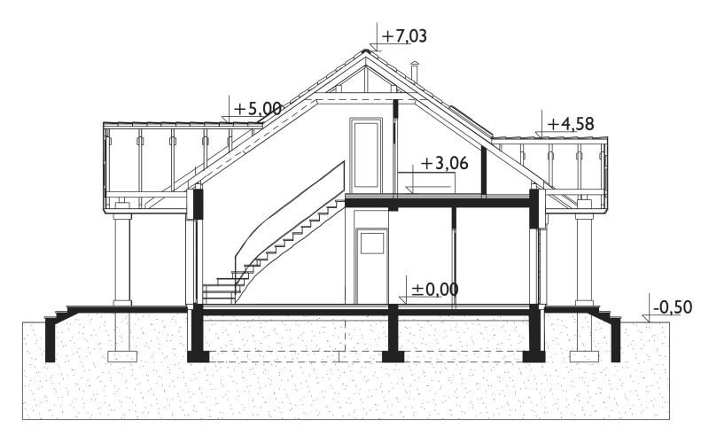 Проект коттеджа Александрия Тура (E-1096)