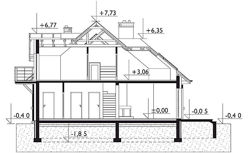 Проект коттеджа Бенон-2 (E-954)
