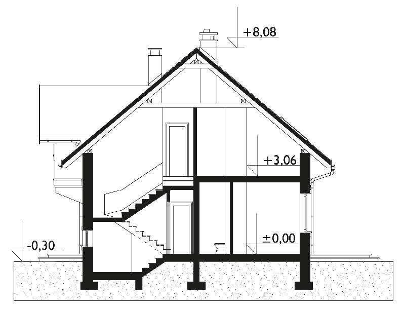Проект коттеджа Бера Люкс (E-845)