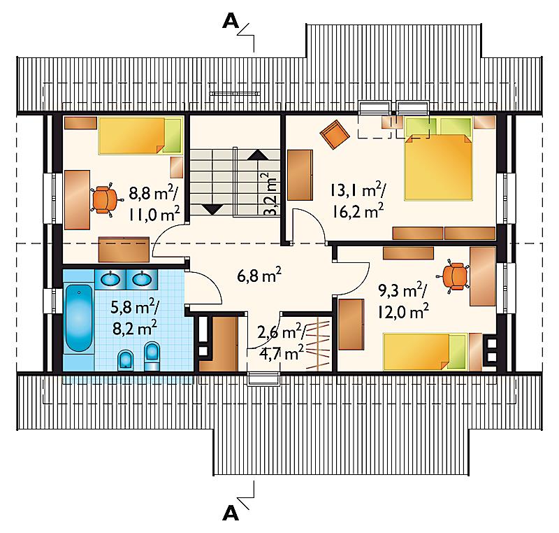 Проект коттеджа Кирило (E-100)