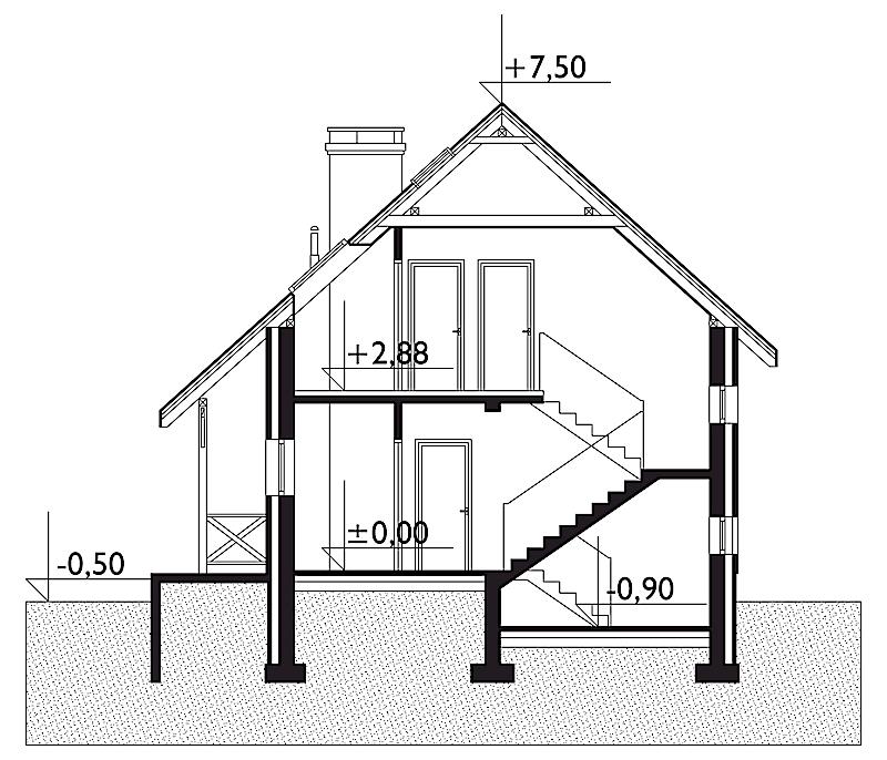 Проект коттеджа Кирило (E-100)