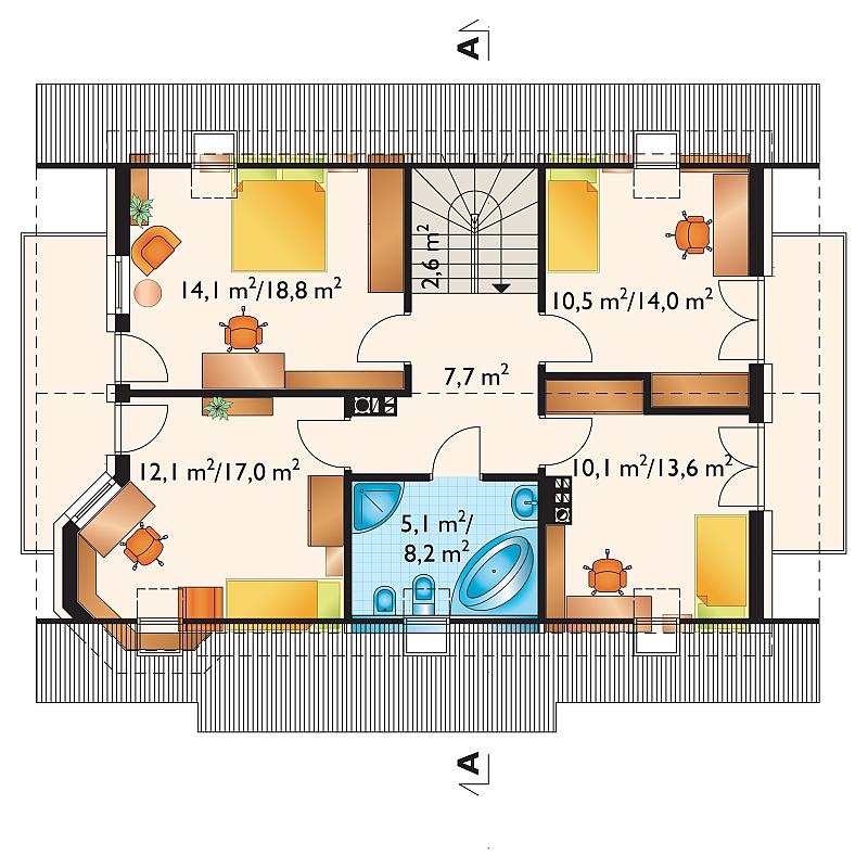 Проект коттеджа Феля Рекс (E-1087)