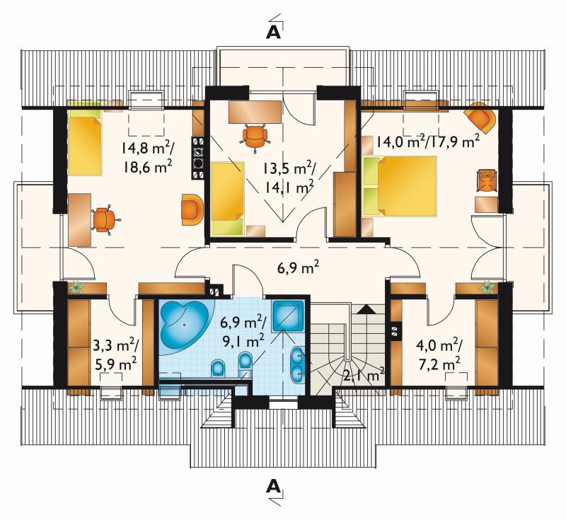 Проект коттеджа Гоздава Пик (E-836)
