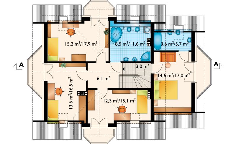 Проект коттеджа Алёна (E-1057)