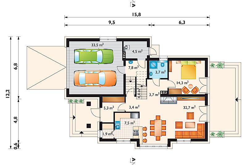 Проект коттеджа Гермес (E-1101)