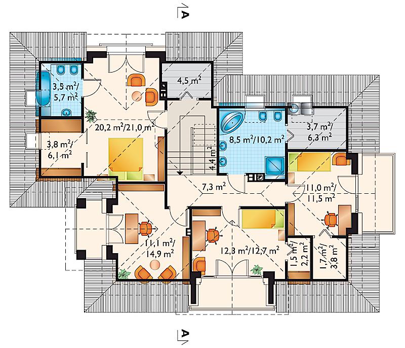 Проект коттеджа Гермес (E-1101)