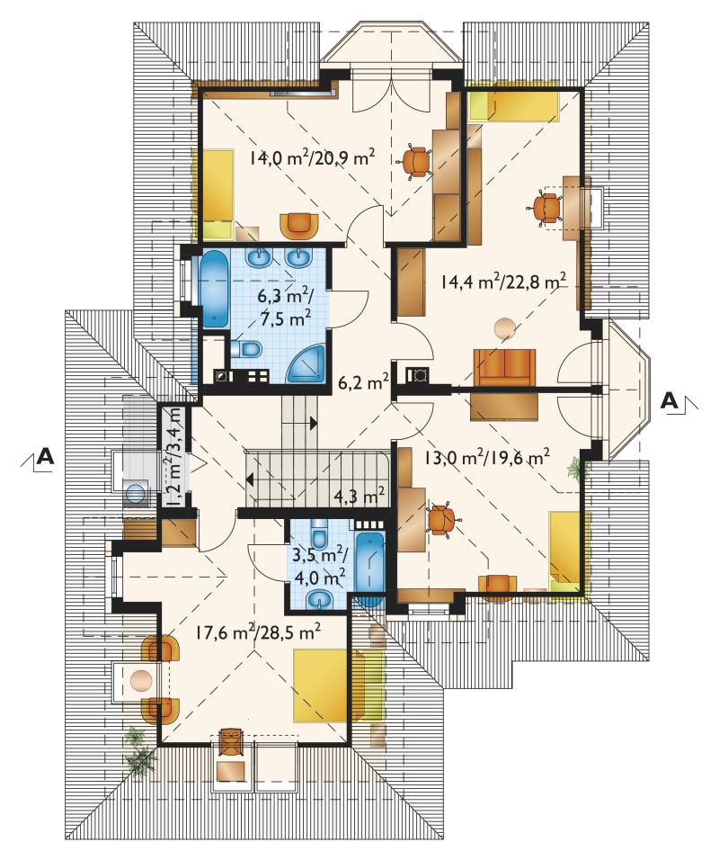 Проект коттеджа Гортензия Ату (E-1040)