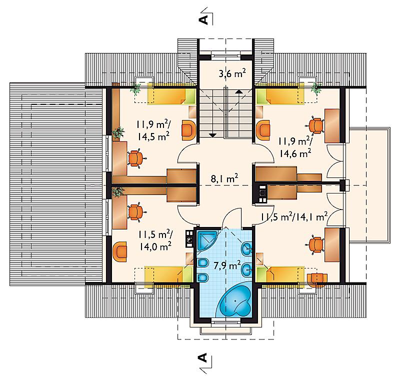 Проект коттеджа Клавдий Люкс (E-1038)