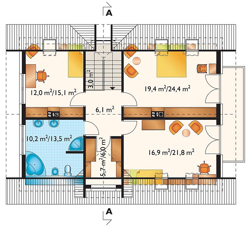Проект коттеджа Кремень Ату (E-949)