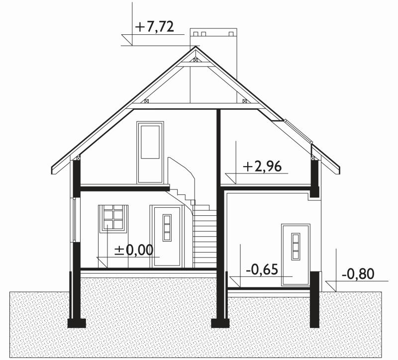 Проект коттеджа Ландыш (E-300)
