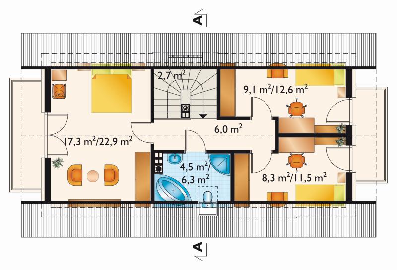Проект коттеджа Лонгинус Сто (E-1119)