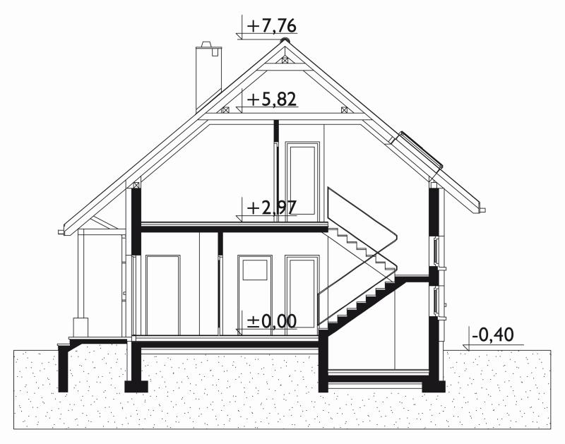 Проект коттеджа Малахит (E-320)