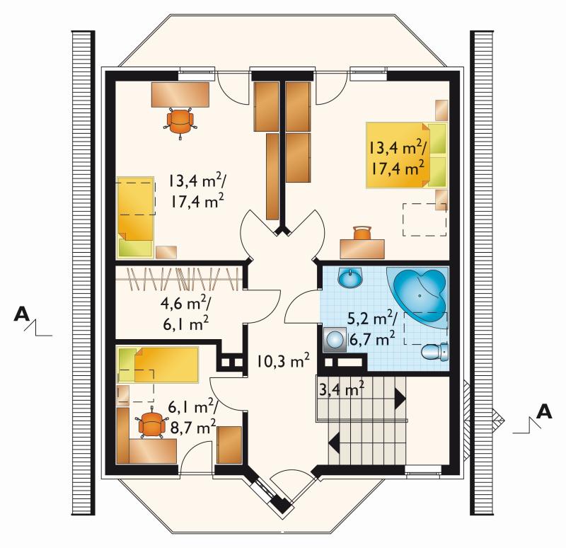 Проект коттеджа Маленькая Маркиза (E-328)