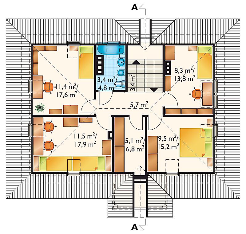 Проект коттеджа Малый Двор (E-329)
