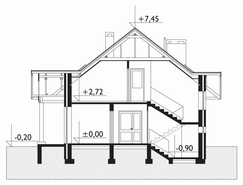Проект коттеджа Малый Двор (E-329)