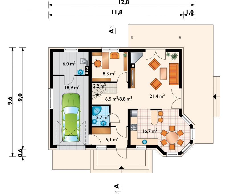 Проект коттеджа Мариола (E-1016)