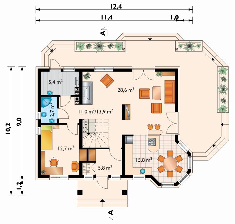 Проект коттеджа Марилла (E-1110)