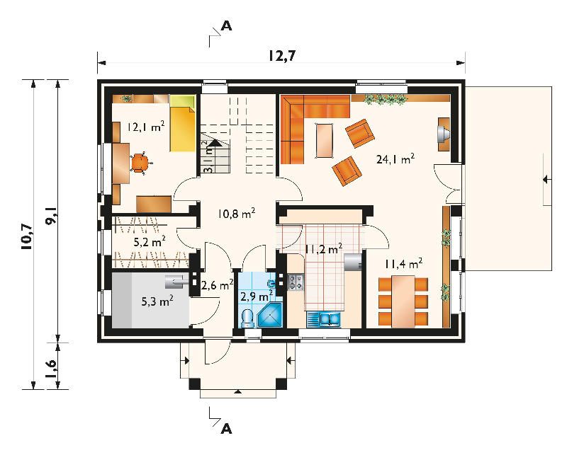 Проект коттеджа Орион (E-386)