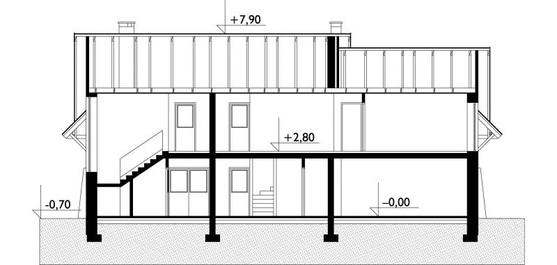 Проект коттеджа Роза (E-432)